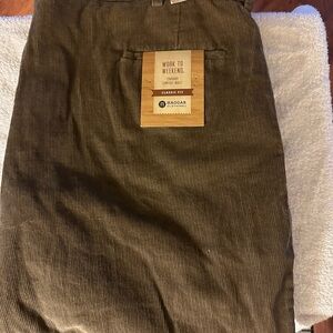 Haggar Men's Brown Corduroy Pants